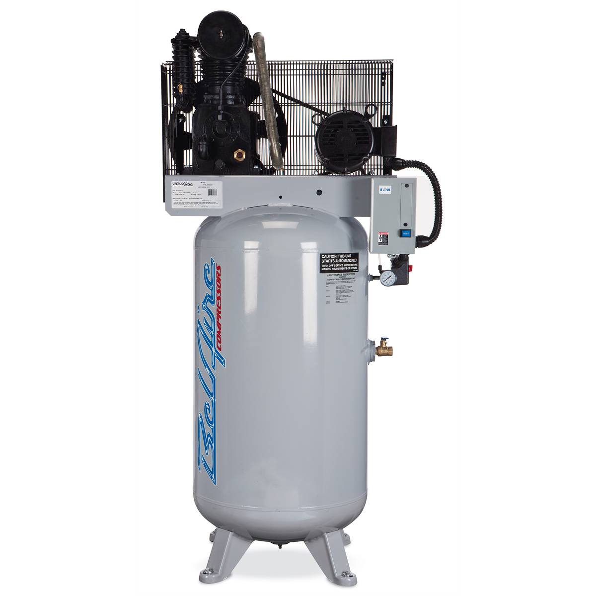 7.5hp 80 gallon 1 phase Cast Iron Compressor Q5957