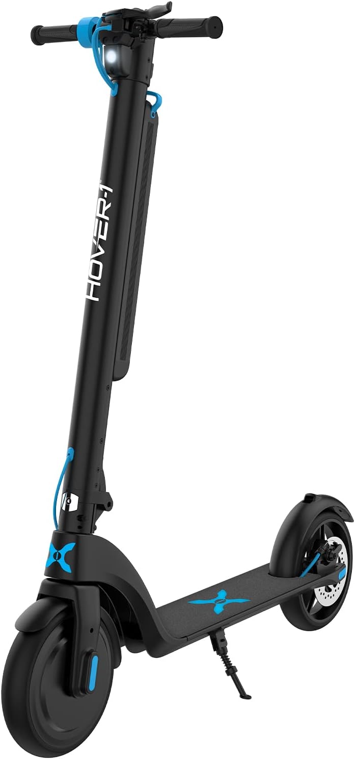 Electric Folding Scooter 18MPH 18 MI 264LBS LCD Display Air Tires B13576
