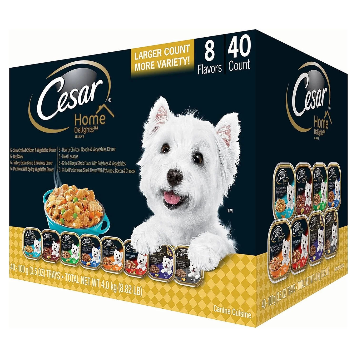 3.5 Oz 40 Ct Wet Dog Food Variety Pack Y665350