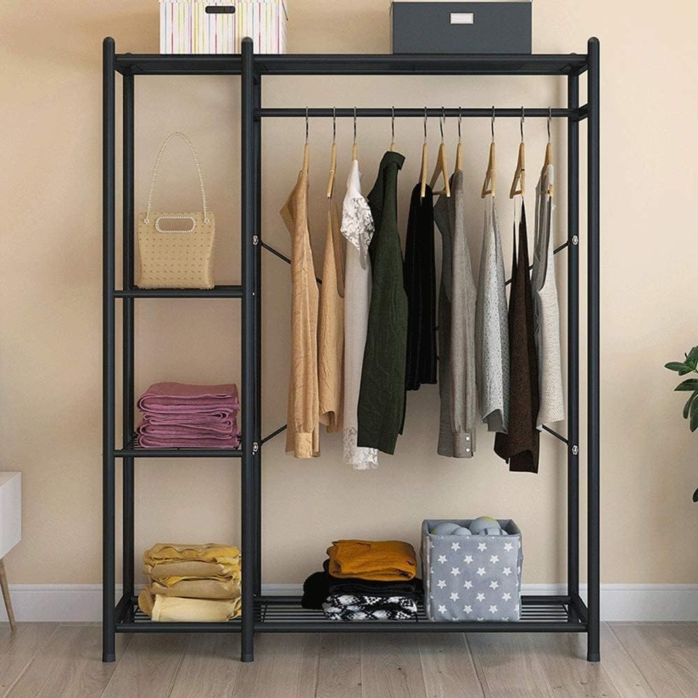 Wooden Coat Rack Stand with Shelves P16129