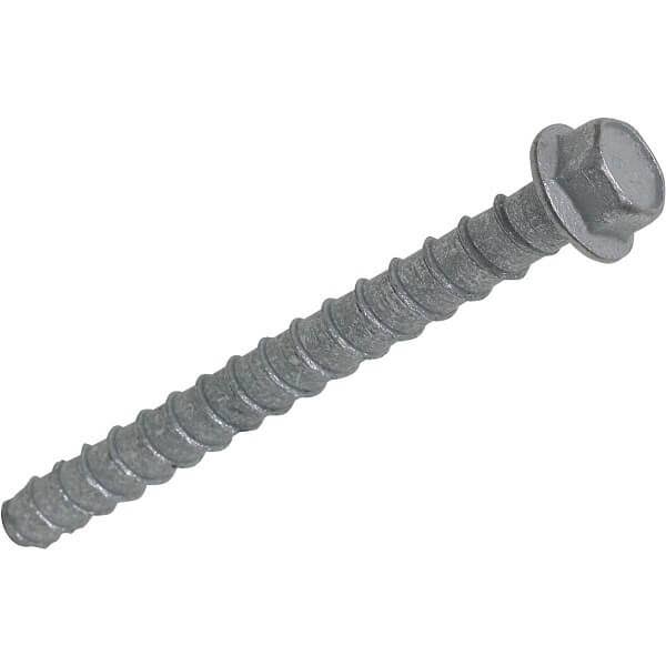 3/4 in. x 10 in. Mechanically Galvanized Heavy-Duty Screw Anchor (5-Pack) G1692