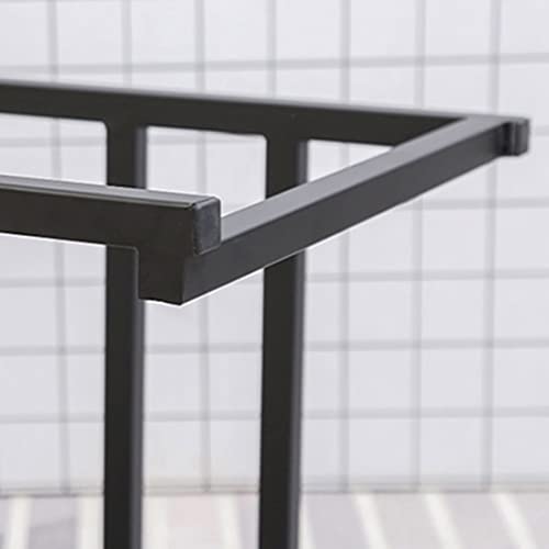 Set of 2 Low Back Wrought Iron Bar Stools F4331