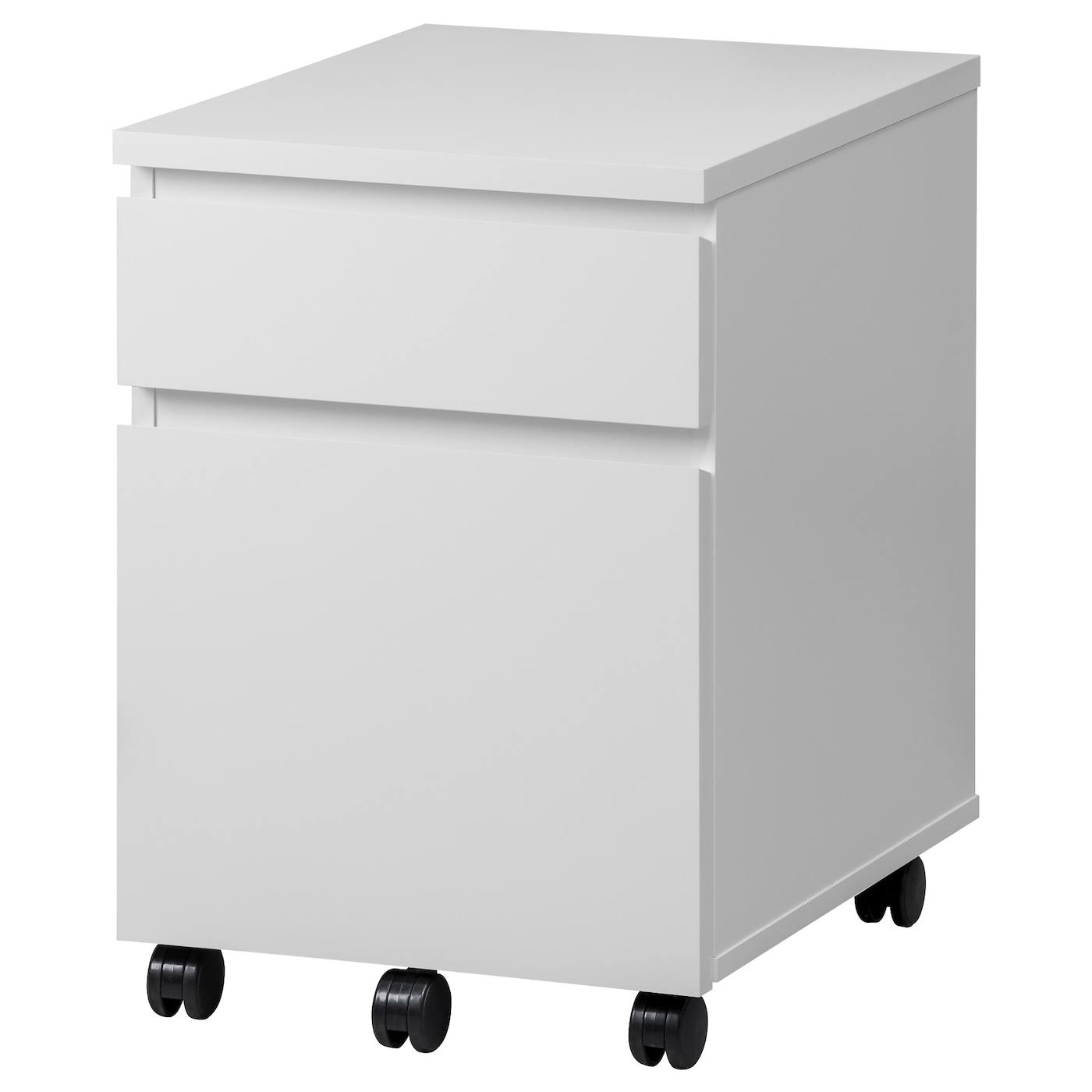 White 16 1/2x23 1/4 Drawer Unit on Casters M118