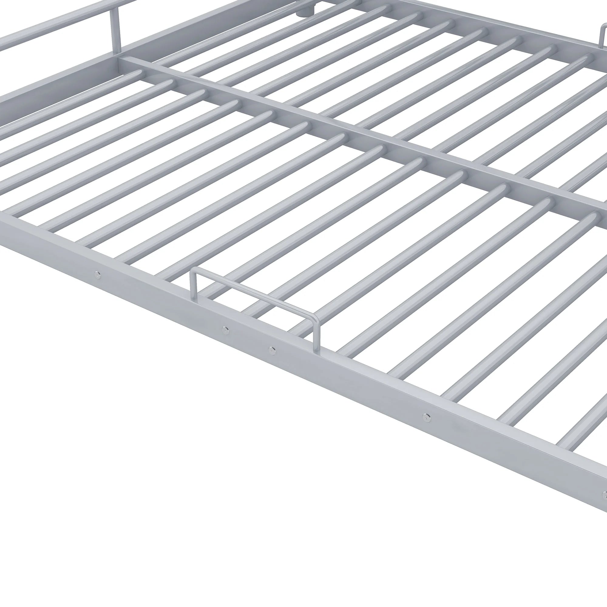 Silver Full Size Metal Triple Bunk Bed M294