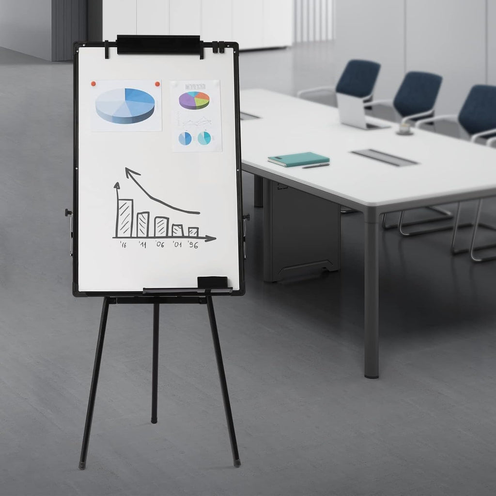 Height Adjustable Tripod Whiteboard, 36×24 inch E806296