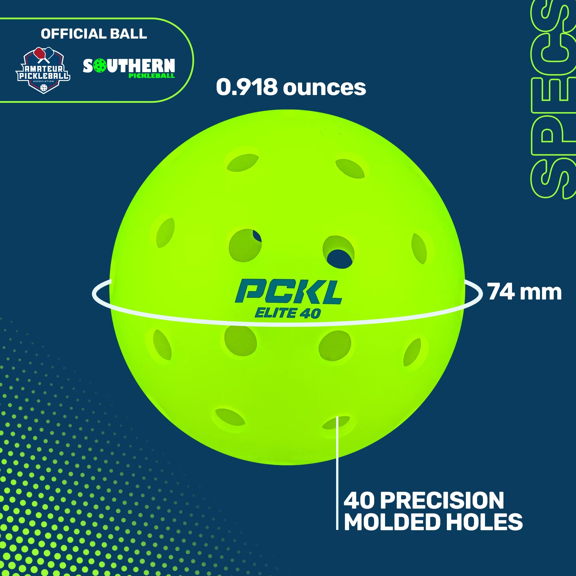 4 Pack Pickleballs H2905