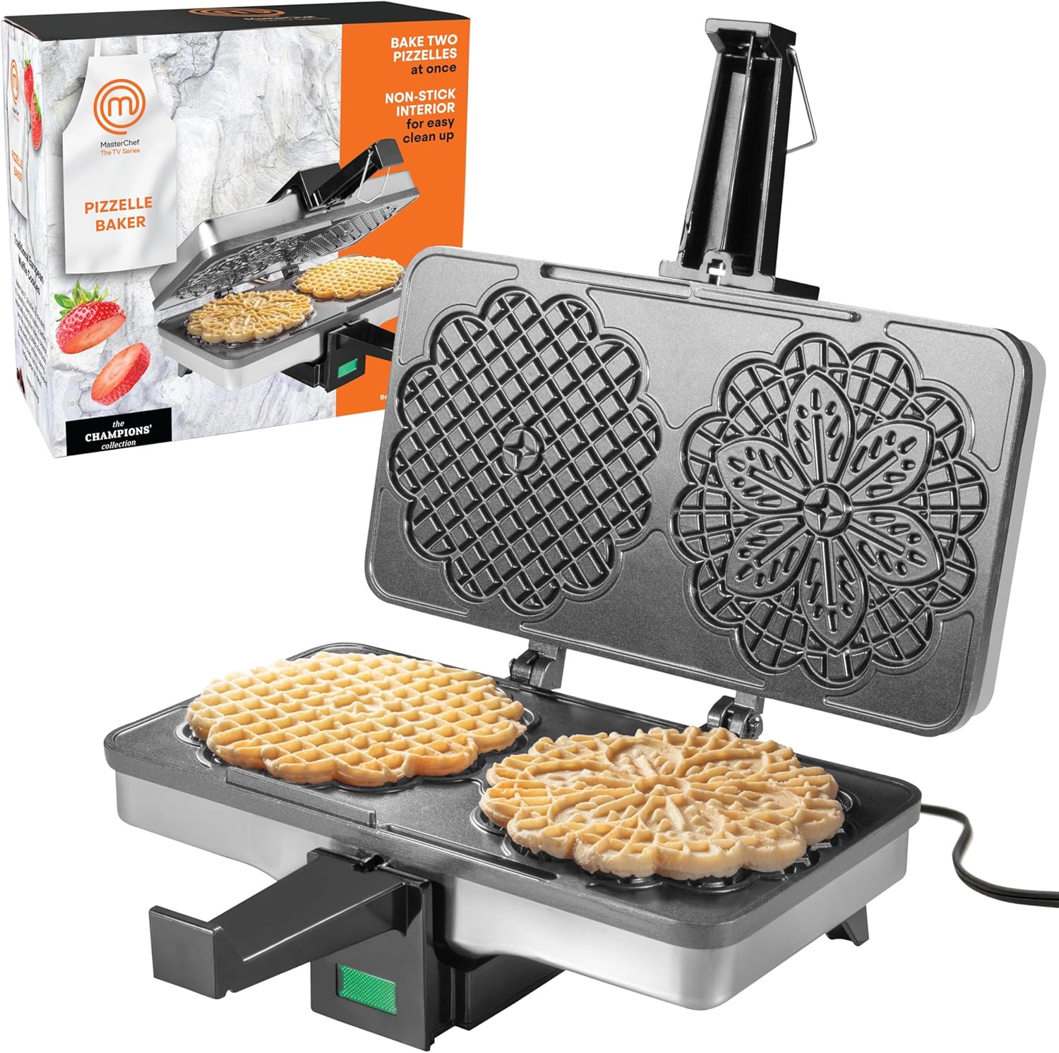 Non-stick Electric Pizzelle Maker Z823