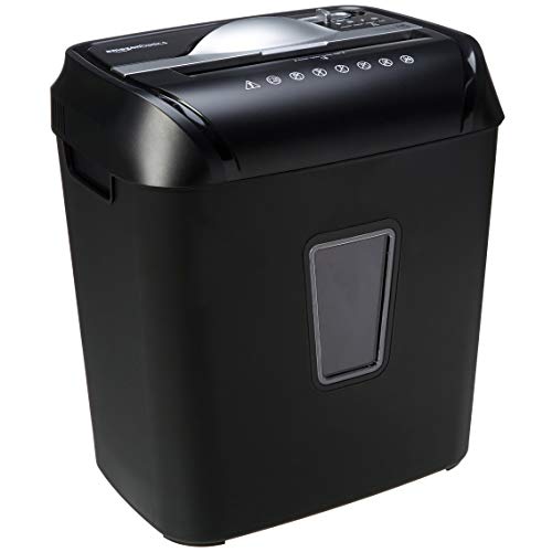 12 Sheet Cross Cut Paper Shredder with 4.8 Gallon Bin, Black J268