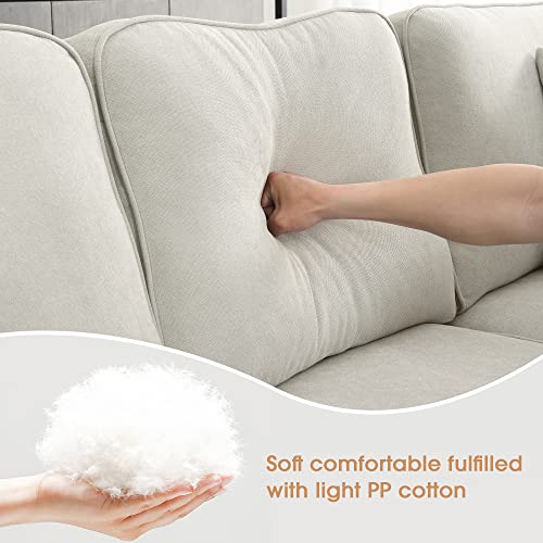 7 Seat Modular Sectional Sofa with 3 Pillows Y387731