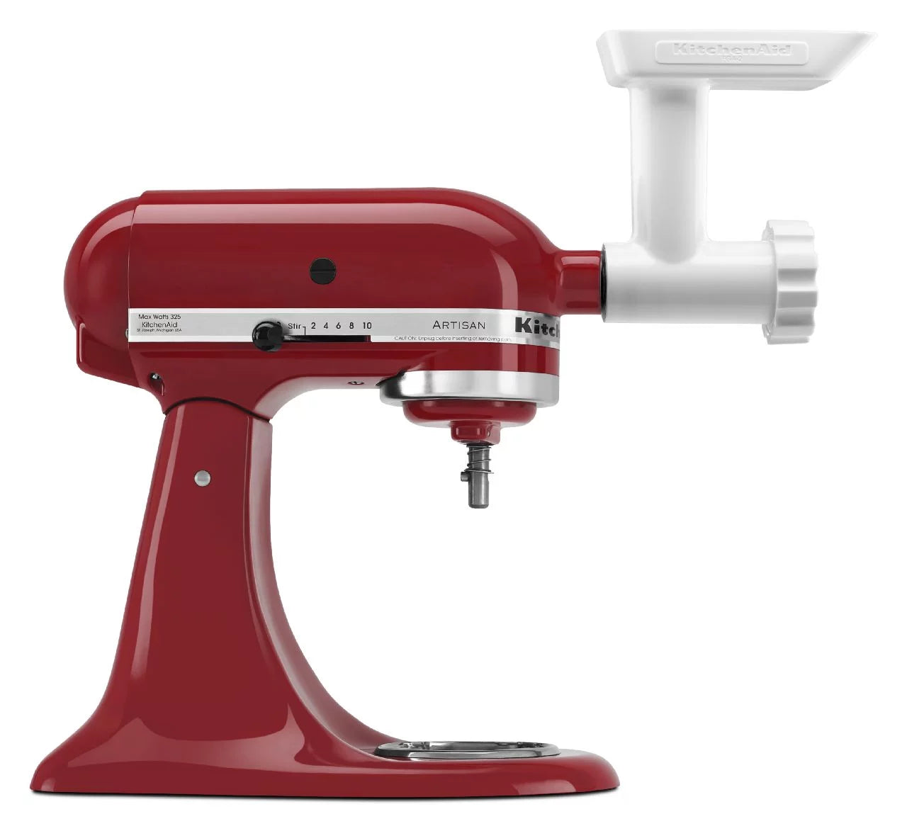 White Food Grinder Stand Mixer Attachment F93536