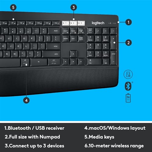 Wireless Keyboard and Mouse Combo J3955