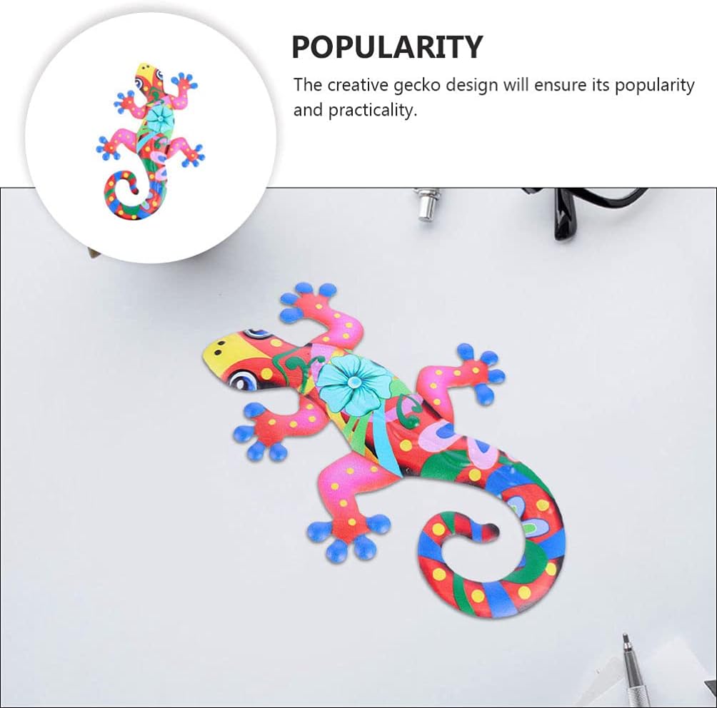 2pcs Iron Gecko Wall Art T10889