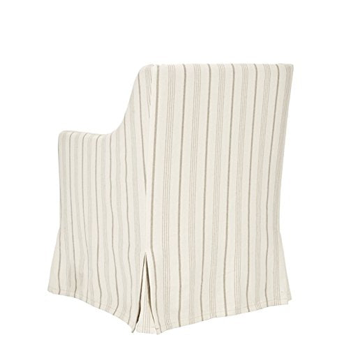 Beige Slipcover Side Chair K676