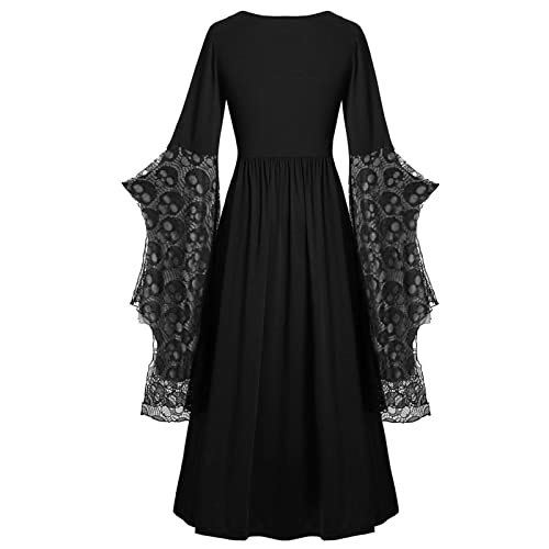 Gothic Plus Size Medieval Renaissance Steampunk Dress Y774474