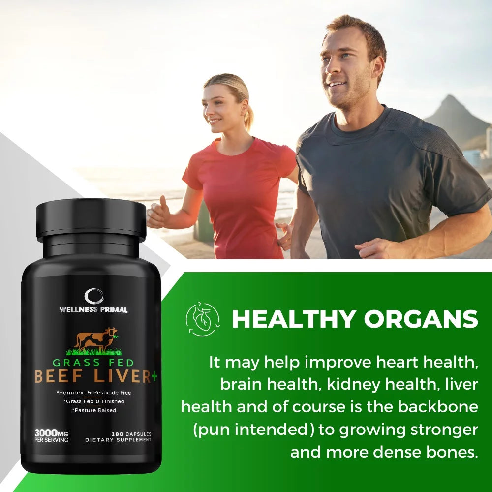180 Capsules Beef Liver Supplement U55160