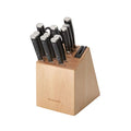 14-Piece High Carbon Stainless Steel Knife Block Set with Sharpener Z472