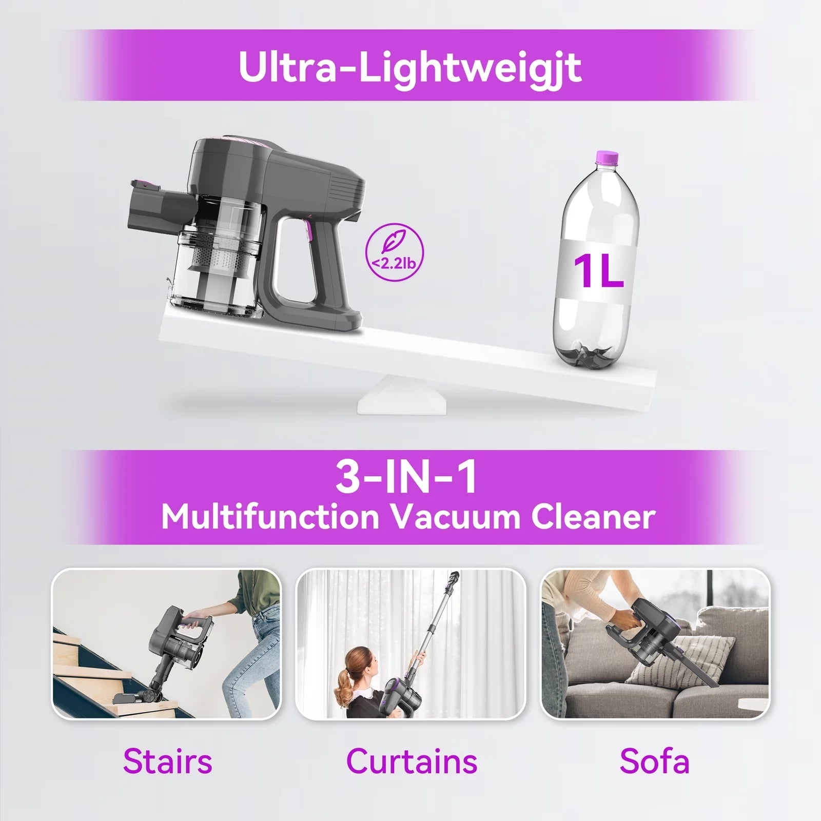 Cordless Stick Vacuum Cleaner O16664