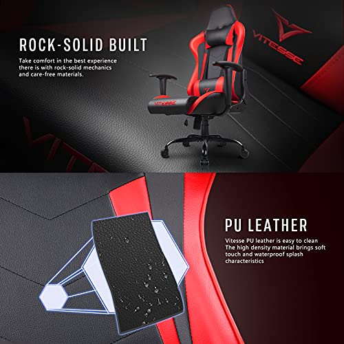 Purple Gaming Chair with Lumbar Support and Headrest K822