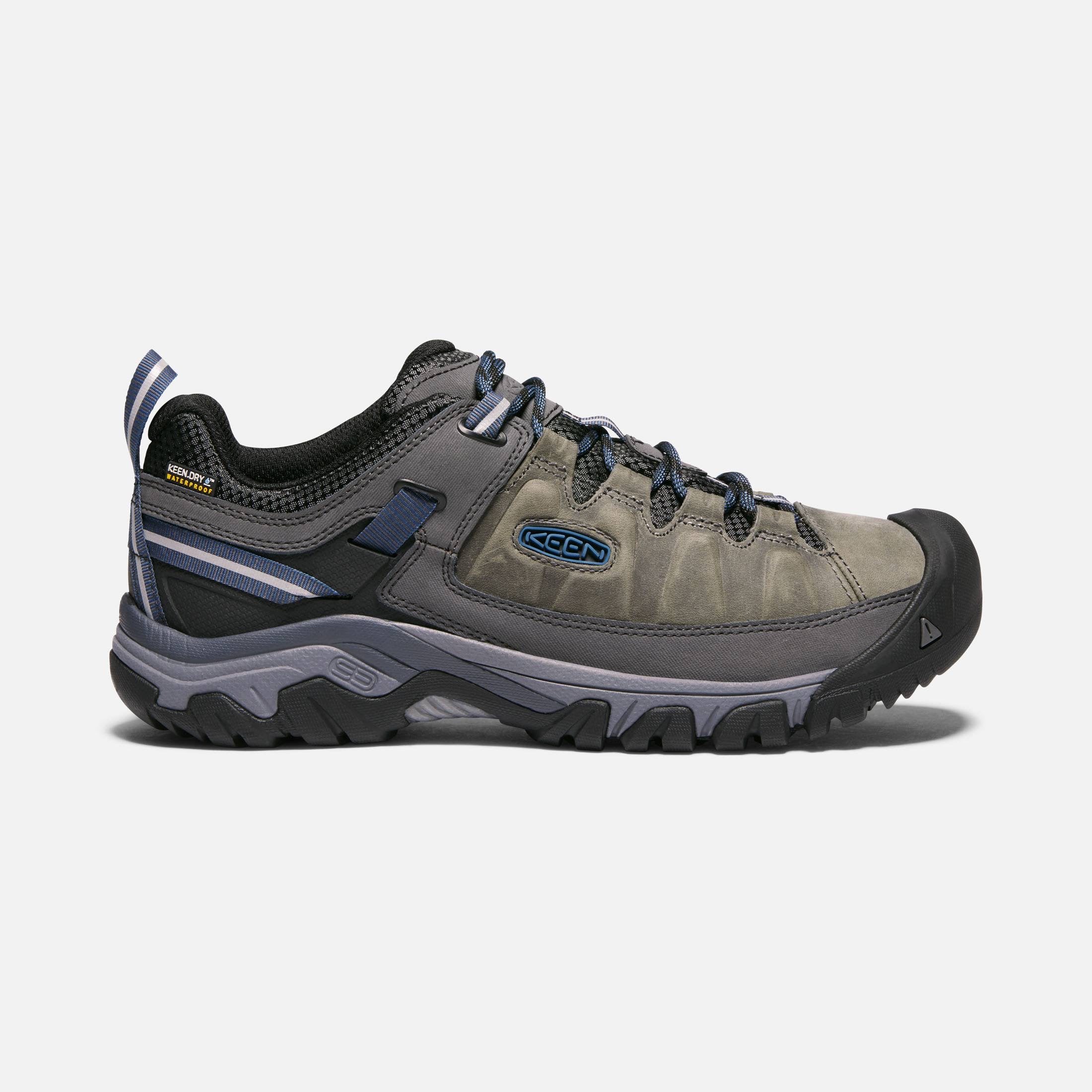 Steel Grey Captains Blue Waterproof Hiking Shoes G660