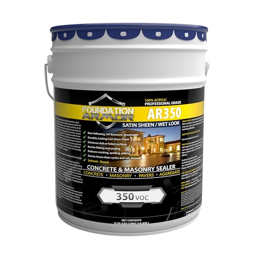 5 Gallon Low Gloss Wet Look Concrete Sealer P9813