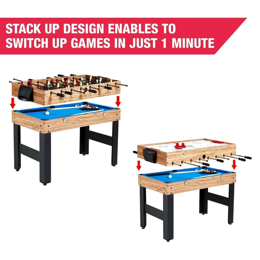 48 inch 3 in 1 Combo Game Table, Pool, Hockey, Foosball X130