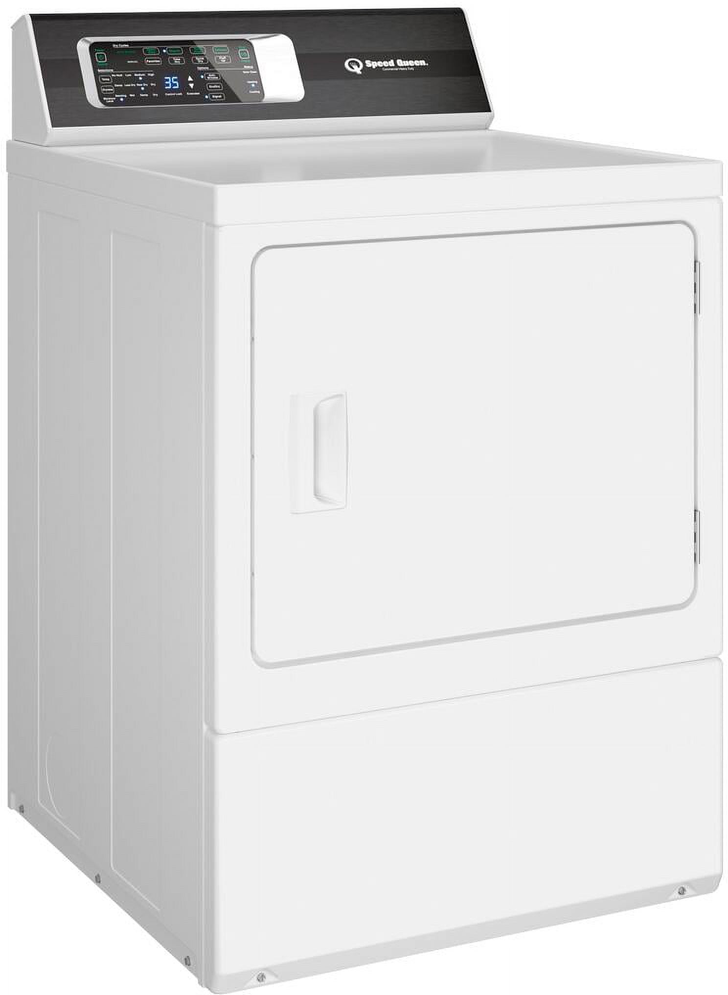 White 27 inch Electric Dryer with 7 cu. ft. Capacity V580216