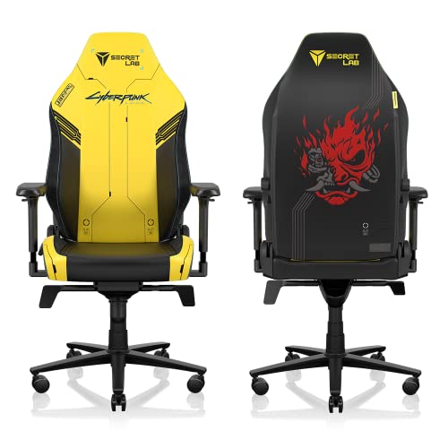 Yellow Black Leatherette Gaming Chair H87930