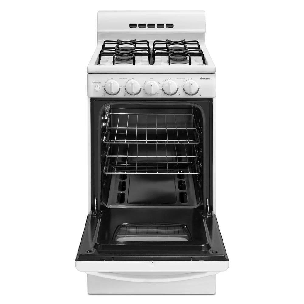 White 20-inch Gas Range W818