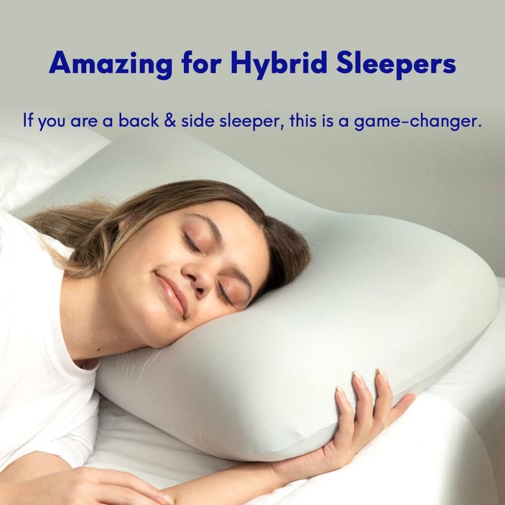 Calm Grey Ergonomic Cervical Pillow I39562