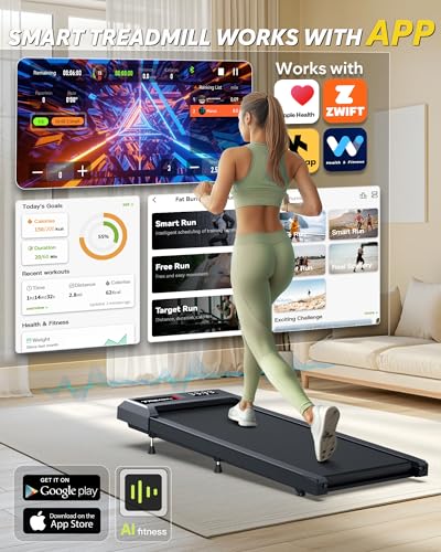 Under Desk Treadmill with Incline 300lb Capacity O779