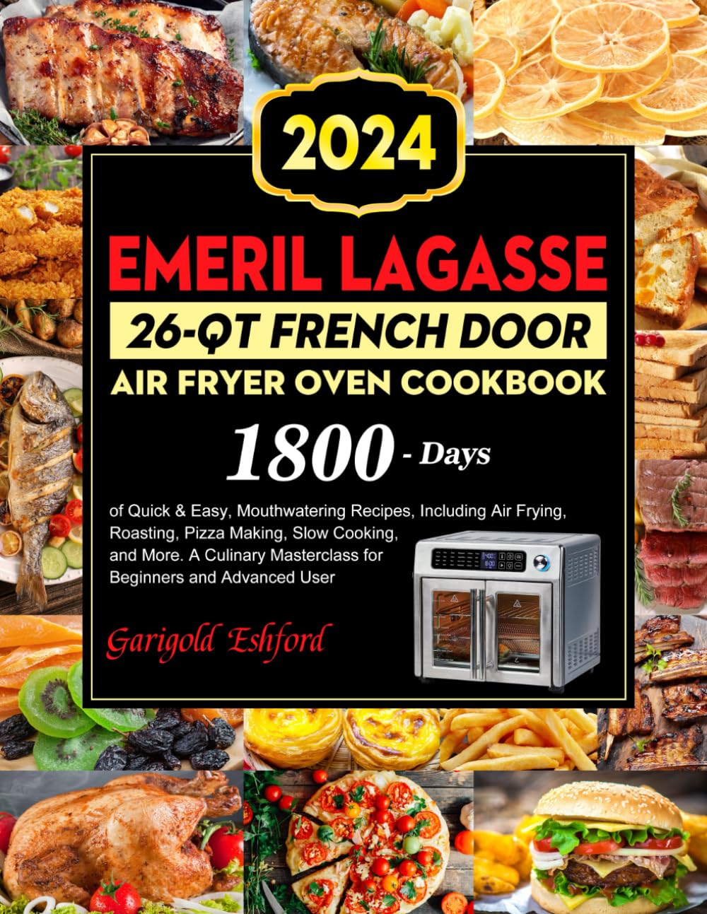 26-QT French Door Air Fryer Oven Cookbook O3551