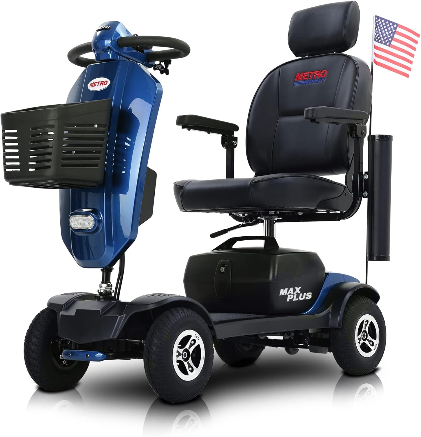 4 Wheel Folding Mobility Scooter 300lbs Max Weight C414343