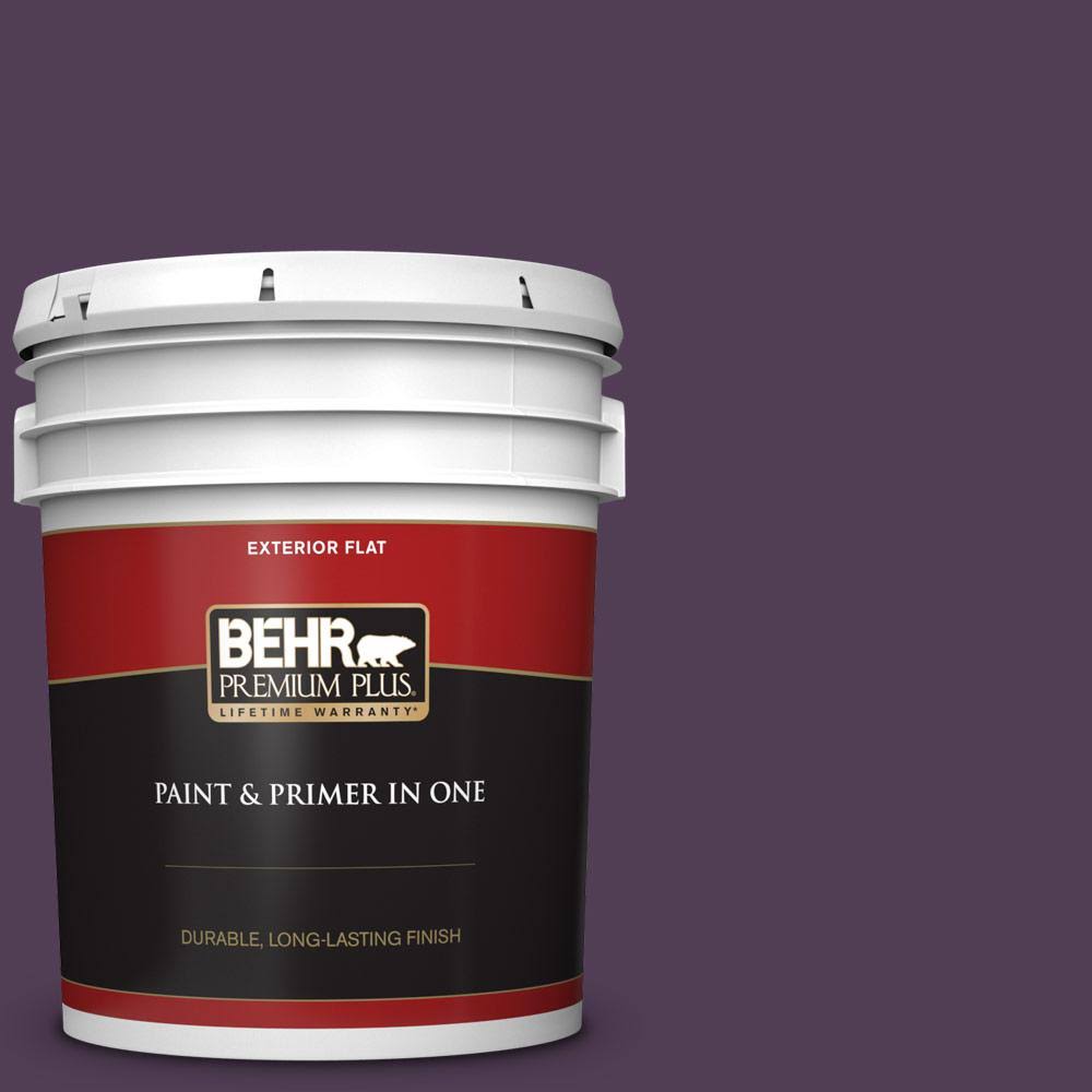 5 gal. Flat Exterior Paint and Primer in One E6157