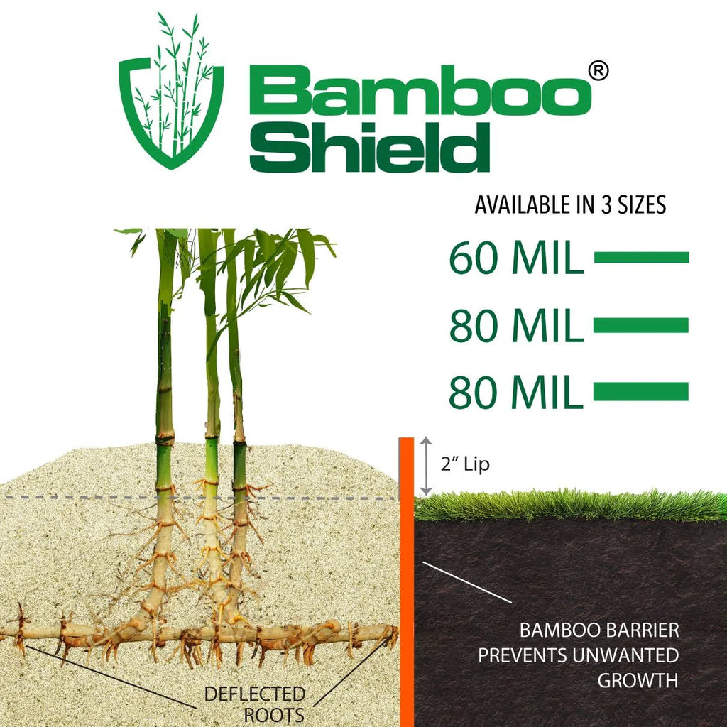 50 Feet Long x 24 inch x 60 Mil Bamboo Root Barrier O67604
