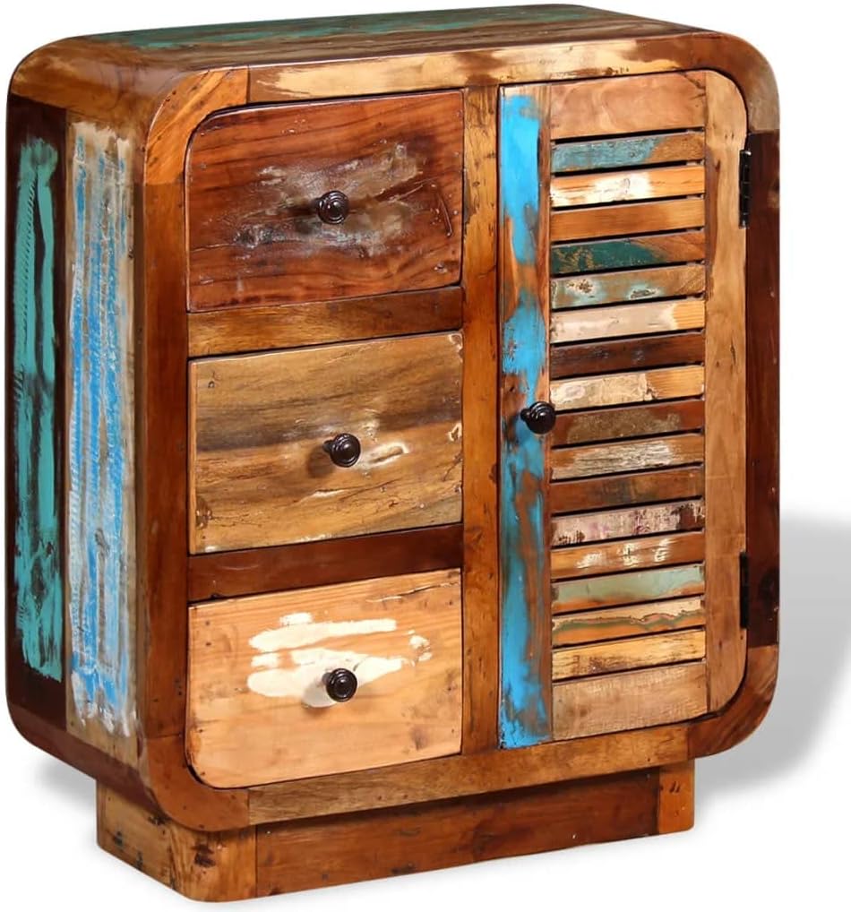 Solid Reclaimed Wood Sideboard Cabinet S84400