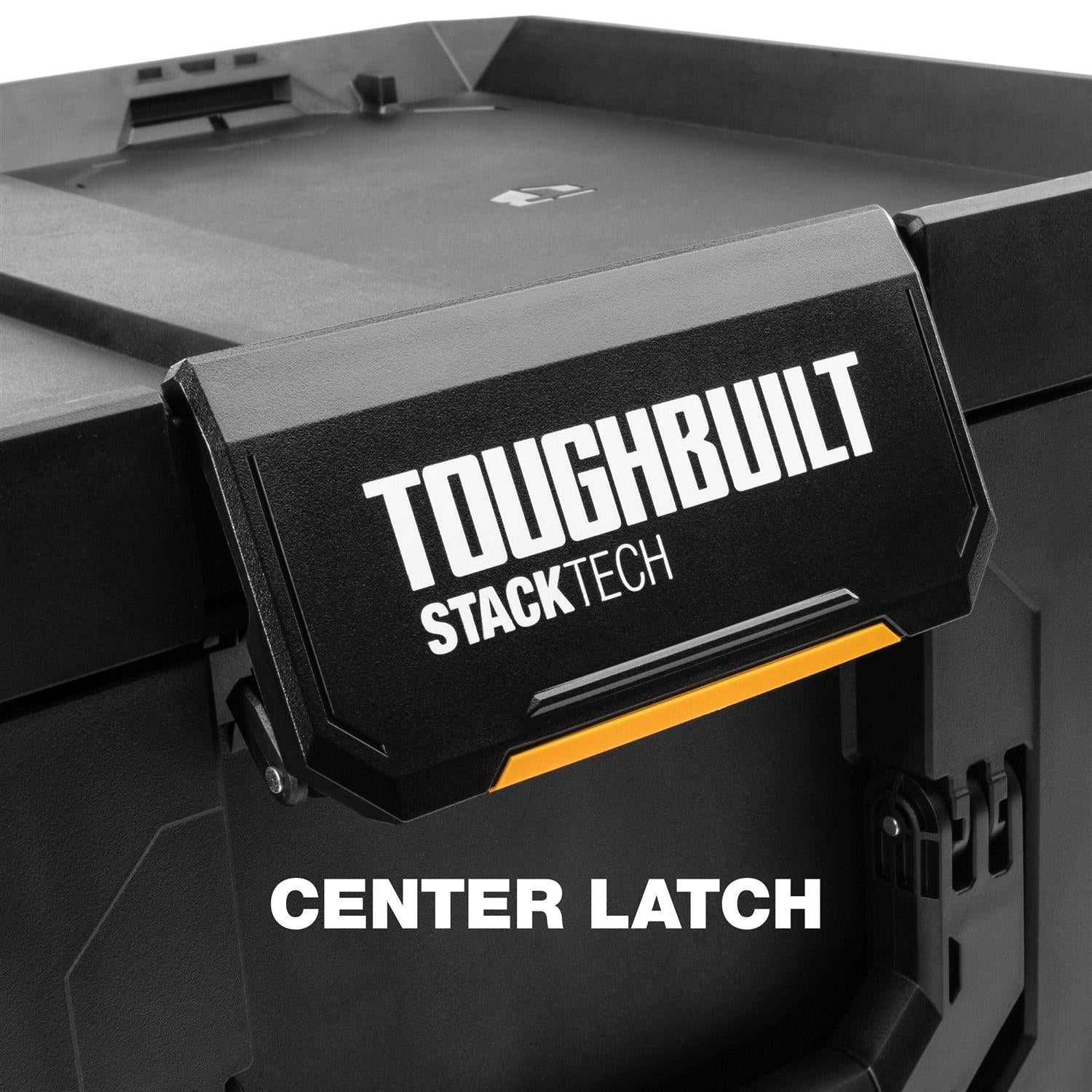 Large 21-in Black Plastic Lockable Tool Box D5055