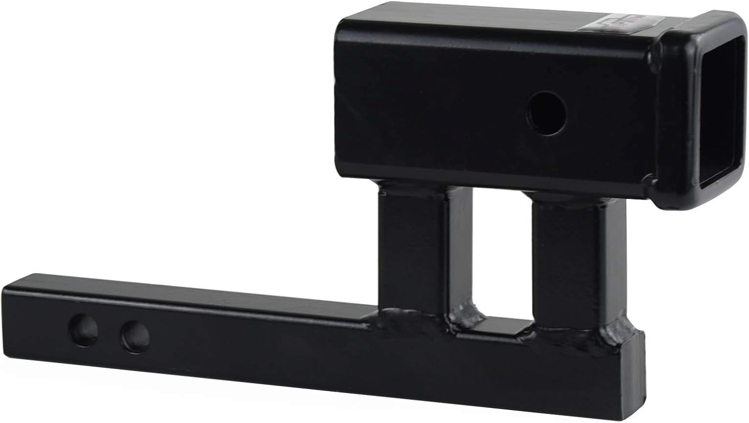 2" Receiver Trailer Hitch Extender Adapter, 4-1/4 inch Rise/Drop, 1-1/4 inch Solid Shank, 8-5/8" Extension Pack of 2 Z47860