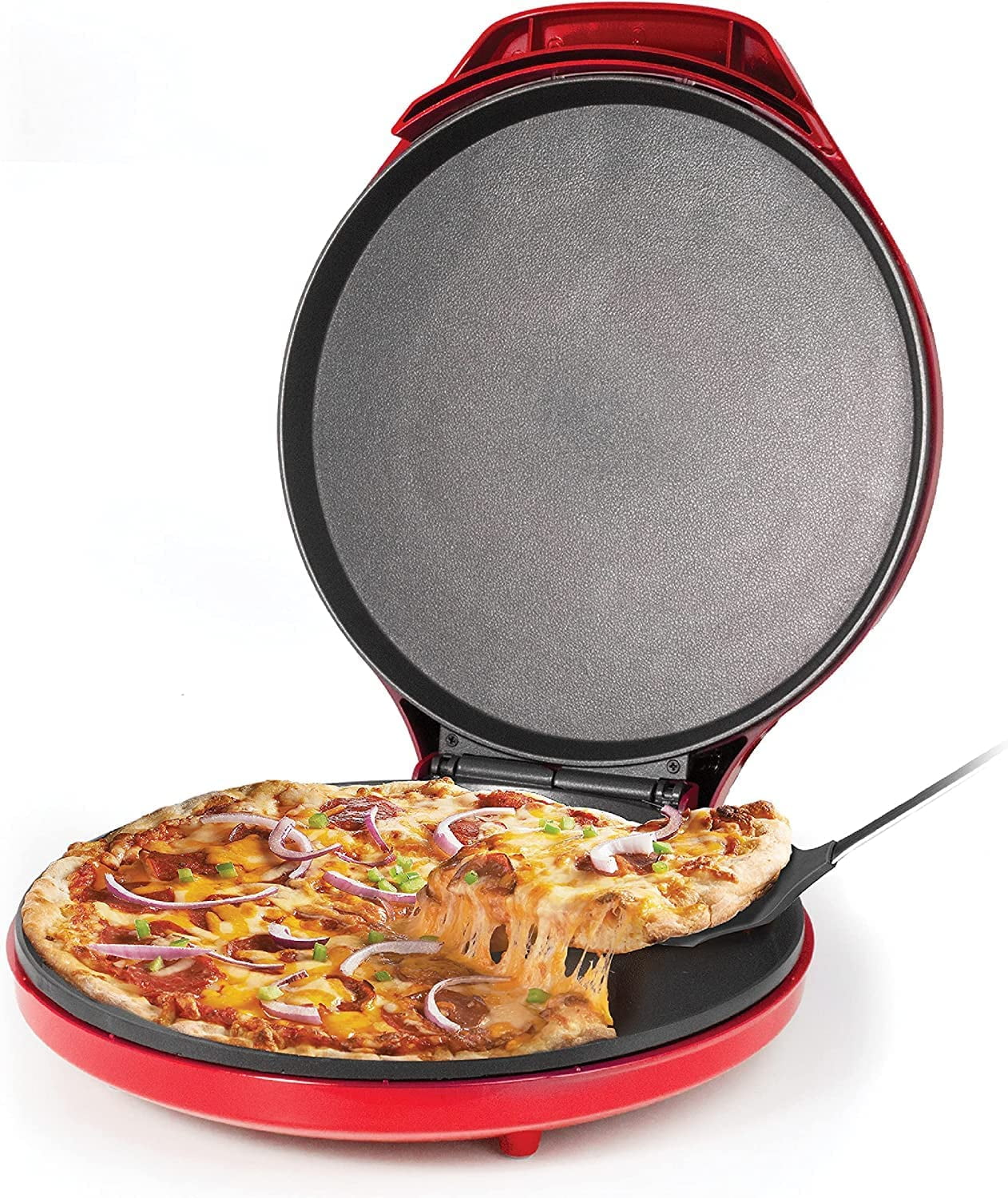 Countertop Pizza Maker with Pizza Cutter and 14" Round Parchment Paper (100 Sheets) K287760