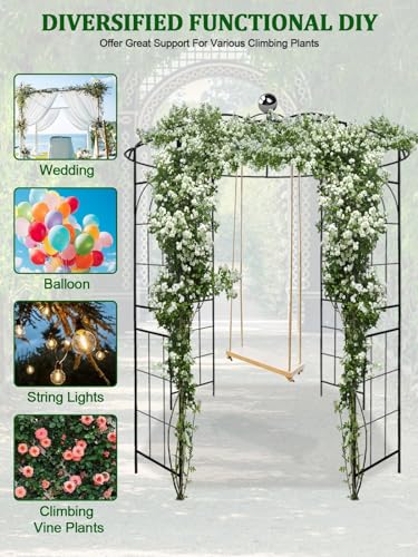 9.5FT Metal Garden Arch M978956