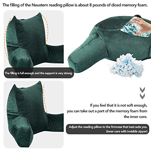 Memory Foam Reading Pillow with Arms M114