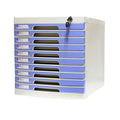 10-Layer Flat File Cabinet with Lock Q438592