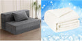 Gray Folding Sofa Bed with Pillow G156408