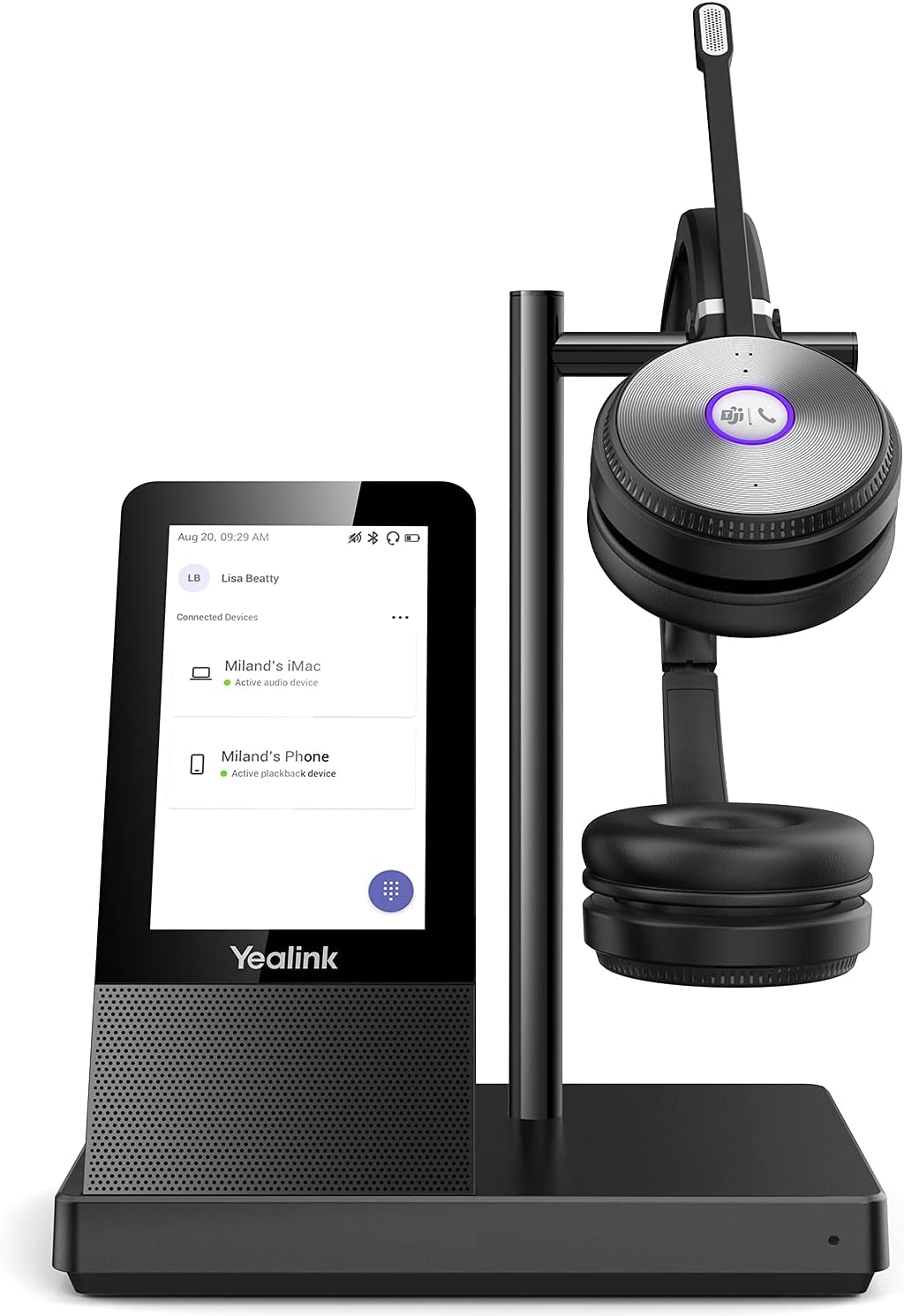 Wireless Headset Bluetooth DECT Headset for Office VoIP Phone S64314