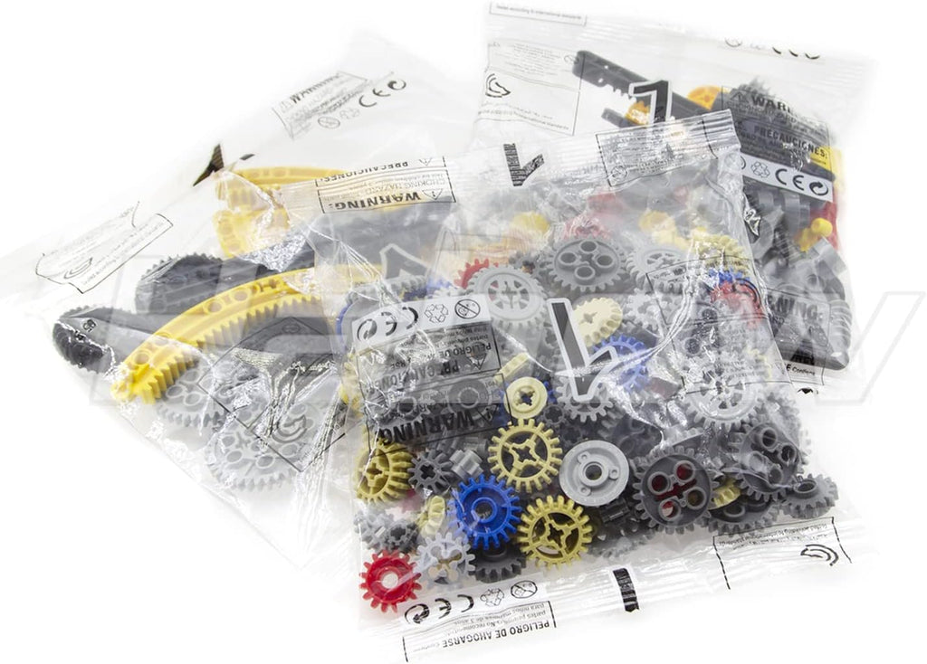 233pcs Technic Gears Axle Pin Connector Cam Worm Cogs Steering Parts Differential Engine Kit G463804