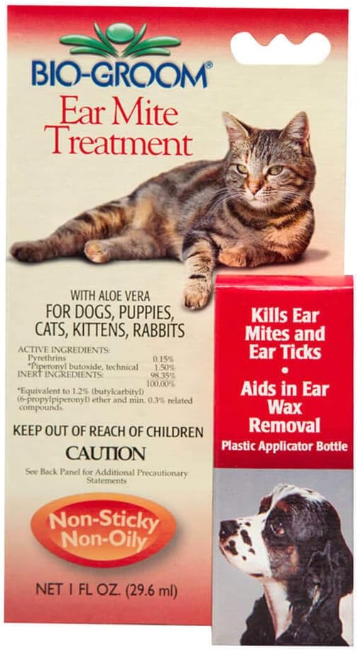 1 fl oz Ear Mite Treatment for Dogs and Cats O23454