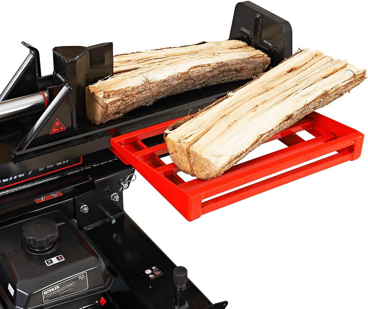 Dual Position Log Splitter Gas 196cc 25-Ton Hydraulic Wood Cutter J4555