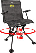 Black Swiveling Portable Chair A3325