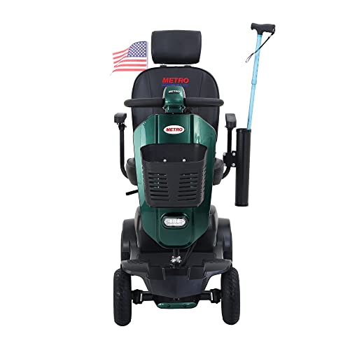 4-Wheel Electric Mobility Scooter with Rotating Swivel Seat, Red D2933