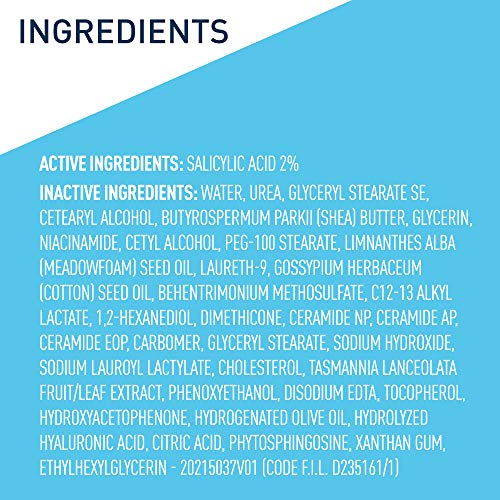 Moisturizing Cream with Salicylic Acid and Urea, 8 Oz T7770