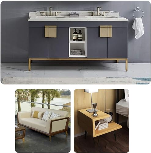 Gold 30cm Aluminium Adjustable Furniture Feet Z4807